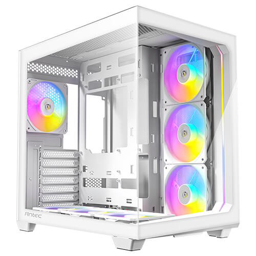 Antec C5 ARGB WHITE ATX Mid Tower Case, Tempered Glass Side Panel, no Power Supp