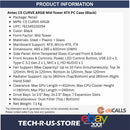 ANTEC C5 CURVE ARGB Mid-Tower ATX Desktop Case USB-C Curved TG 4xARGB Fans Black