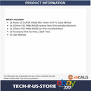 ANTEC C5 CURVE ARGB White Mid-Tower ATX Desktop PC Case USB-C Curved TG 4x Fans