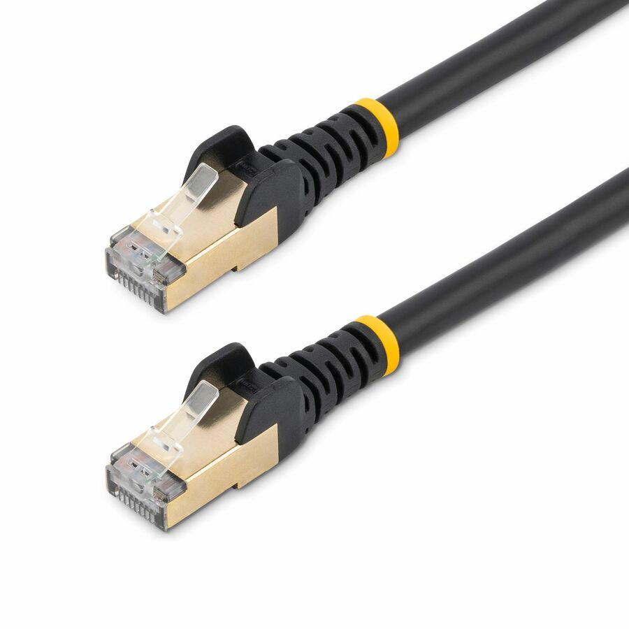 StarTech C6ASPAT10BK 10ft CAT6a Ethernet Cable - 10 Gigabit Category 6a Shielded