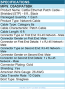 StarTech C6ASPAT6BK 6ft CAT6a Ethernet Cable - 10 Gigabit Category 6a - Black