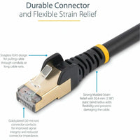 StarTech C6ASPAT6BK 6ft CAT6a Ethernet Cable - 10 Gigabit Category 6a - Black