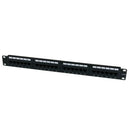 StarTech C6PANEL24 24 Port 1U Rackmount Cat 6 110 Patch Panel