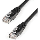 StarTech C6PATCH7BK 7ft CAT6 Ethernet Cable - Black Molded Gigabit