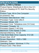 HP C7RR1UT#ABA EliteStudio 8 AiO G1i All-in-One Computer - Intel Core Ultra 5