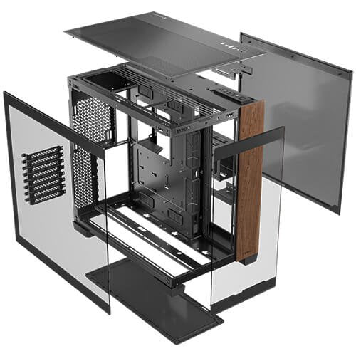 Antec C8 Wood, Fans not Included, Wooden Front Panel - Full-Tower E-ATX PC Case