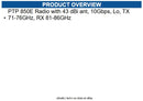 Cambium Networks C800085B004A PTP 850E Radio w43 dBi ant 10Gbps Lo