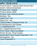 Cisco C9200-24P-E Catalyst 9200 24-port PoE+ Switch. Network Essentials