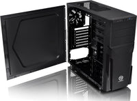 Thermaltake CA-1B2-00M1NN-00 Versa H21 Mid-tower Chassis - Black - Steel