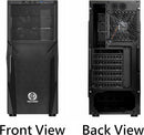 Thermaltake CA-1B2-00M1NN-00 Versa H21 Mid-tower Chassis - Black - Steel