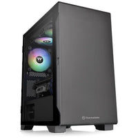 Thermaltake CA-1Q9-00S1WN-00 Case S100 Tempered Glass Micro-ATX Black