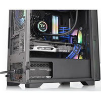 Thermaltake CA-1Q9-00S1WN-00 Case S100 Tempered Glass Micro-ATX Black