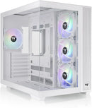 Thermaltake CA-1Z2-00M6WN-00 Computer Case -View 380 TG ARGB Snow Mid Tower SPCC