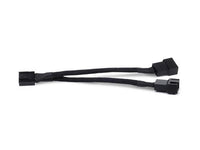 Silverstone CPF01 Sleeve One to Two PWM Fan Splitter Cable 100mm Black