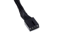 Silverstone CPF01 Sleeve One to Two PWM Fan Splitter Cable 100mm Black