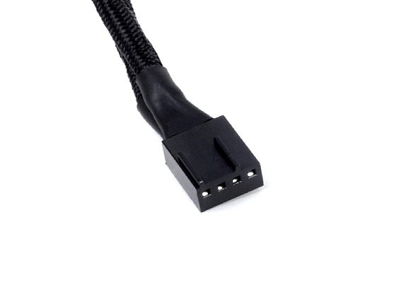 Silverstone CPF01 Sleeve One to Two PWM Fan Splitter Cable 100mm Black