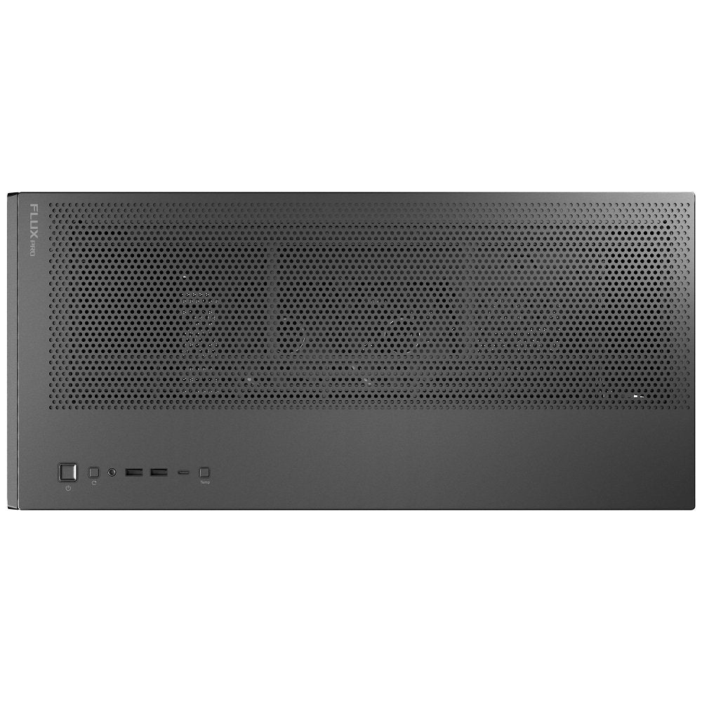 Antec FLUX PRO Walnut Wood Black High Airflow Temp Disp Full Tower EATX PC Case