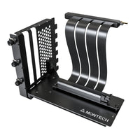 Montech VGM2B VGM 2 Vertical GPU Mounting Kit PCIE x16 Riser Cable 3-Slots Black