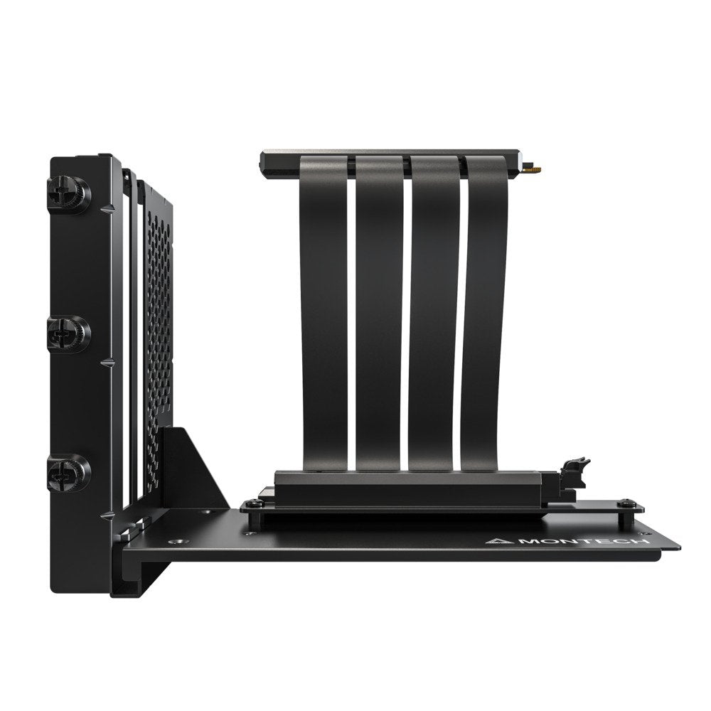 Montech VGM2B VGM 2 Vertical GPU Mounting Kit PCIE x16 Riser Cable 3-Slots Black