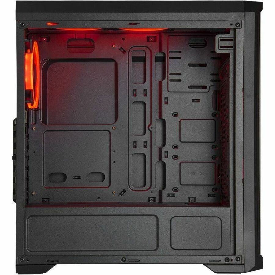 Cougar MX330-F Elegant Mid Tower PC Case 5x FANS Front USB 5x Drive Bays Black