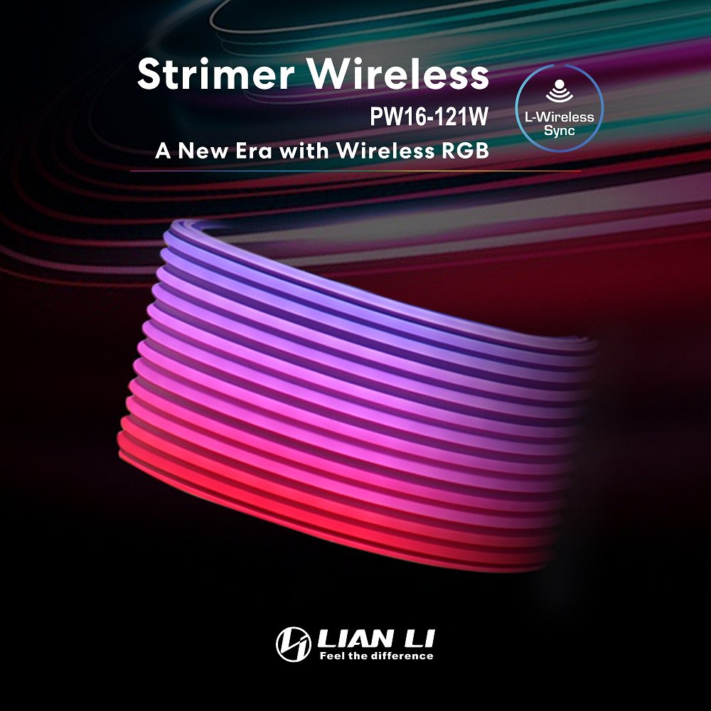 Lian Li PW16-121W Strimer Wireless 16 Pin Addressable RGB Power Extension Cable