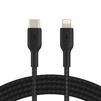 Belkin CAA004bt2MBK 30W USB-C to Cable - Nylon, Braided - M/M - 2m/6.6ft