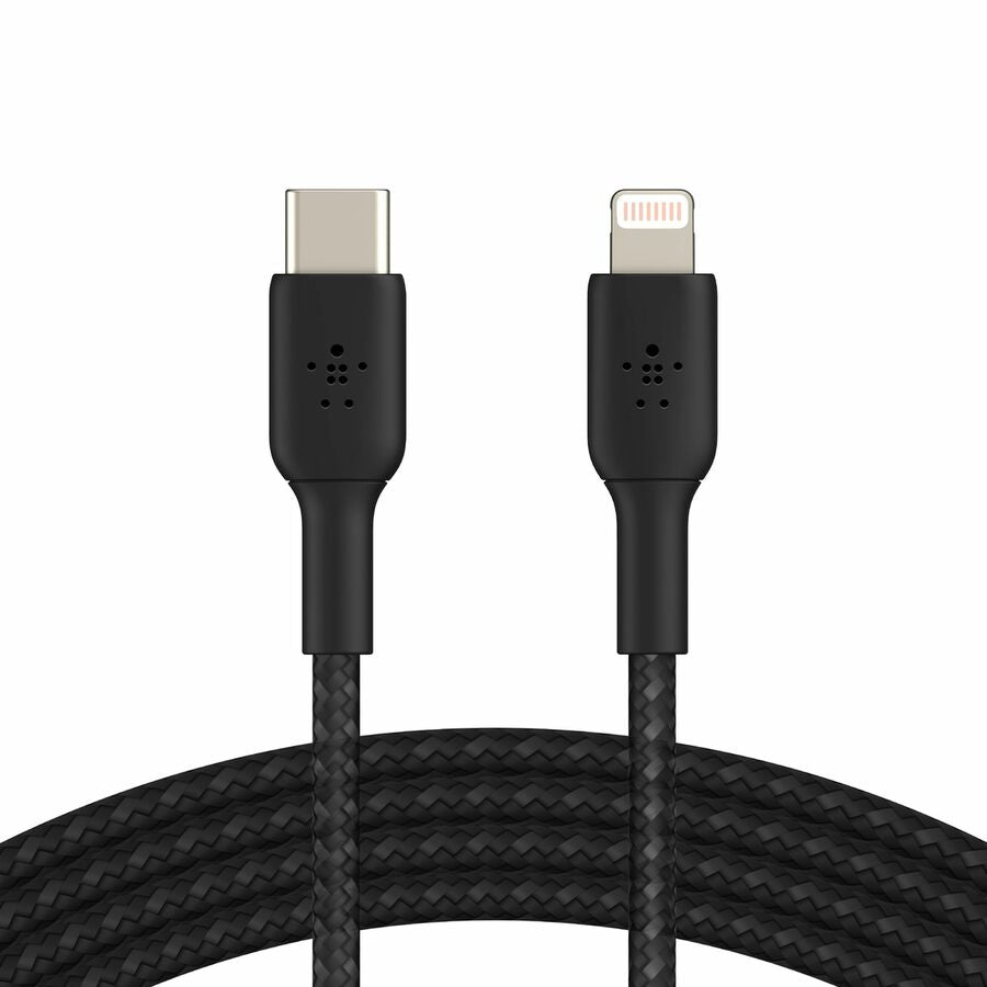 Belkin CAA004bt2MBK 30W USB-C to Cable - Nylon, Braided - M/M - 2m/6.6ft