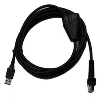 Datalogic CAB-440 Cable, USB, Type A, External Power, Straight, CAB-440, 8 ft