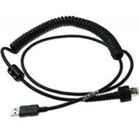 Datalogic CAB-553 Cable CAB-553, USB Type A, Coiled, 2.4 m / 7.8 ft, IP67
