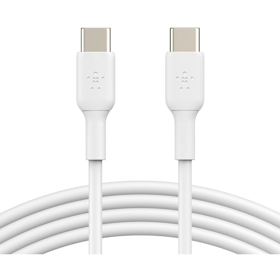 Belkin CAB003bt1MWH BoostCharge USB-C to USB-C Cable(1 meter / 3.3 foot, White)