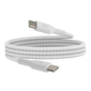 Belkin CAB004BT1MWH Braided USB-C to USB-C Cable (1m / 3.3ft, White)