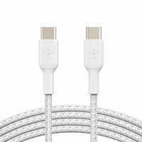 Belkin CAB004bt2MWH BoostCharge Braided USB-C to USB-C Cable - 6.60 ft