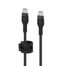 Belkin CAB011BT2MBK - 60W USB-C to USB-C Cable - 480 Mbps - Silicone, Braided