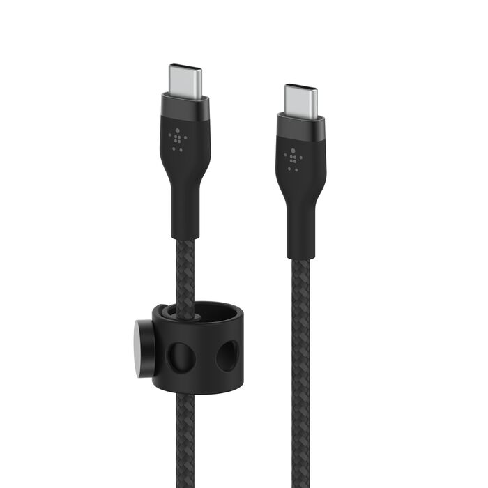 Belkin CAB011BT2MBK - 60W USB-C to USB-C Cable - 480 Mbps - Silicone, Braided
