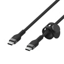 Belkin CAB011BT2MBK - 60W USB-C to USB-C Cable - 480 Mbps - Silicone, Braided