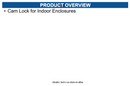 Altronix CAM1 Cam Lock for Indoor Enclosures