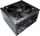 Apevia CAPTAIN550 550W Power Supply ATX AC 115 230V Black sandblasting coated