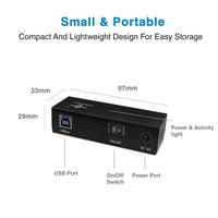 Vantec CB-ST00U3 NexStar - Storage controller - 2.5", 3.5", 5.25" - SATA 6Gb/s