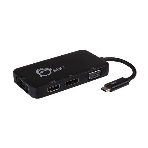 SIIG CB-TC0611-S1 USB-C to DVI VGA DP Multiport Video Adapter