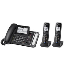 Panasonic KX-TG9582B 2-Line Corded Cordless Expandable Link2Cell System ITAD