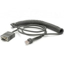 Zebra CBA-R71-C09ZAR 9ft Serial Data Transfer Cable RS232, DB9 FEMALE CONNECTOR