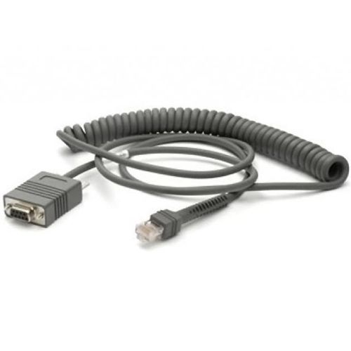 Zebra CBA-R71-C09ZAR 9ft Serial Data Transfer Cable RS232, DB9 FEMALE CONNECTOR