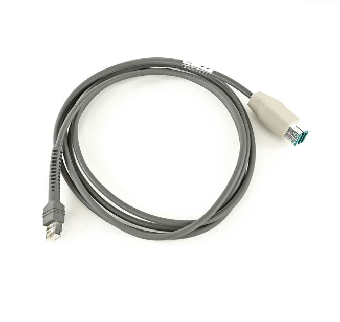 Zebra CBA-U23-S07ZBR Cable - Shielded USB: Power Plus Connector, 7ft