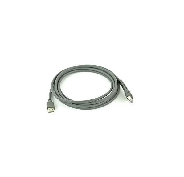 Zebra CBA-U25-S09ZAR 9FT SHLD USB CABLE STRAIGHT - Grey