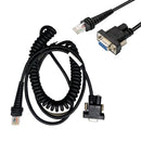 Honeywell CBL-020-500-C00 Cable: 16.4 Foot, RS232, Black, DB9 Female, Coiled, 5V