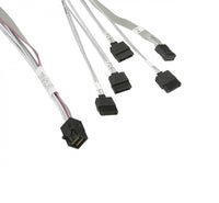 Supermicro CBL-SAST-0556 - SAS internal cable - with Sidebands - 4 x Mini SAS HD