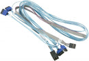 Supermicro CBL-SAST-0699 - SAS internal cable - with Sidebands - 4 x Mini SAS HD