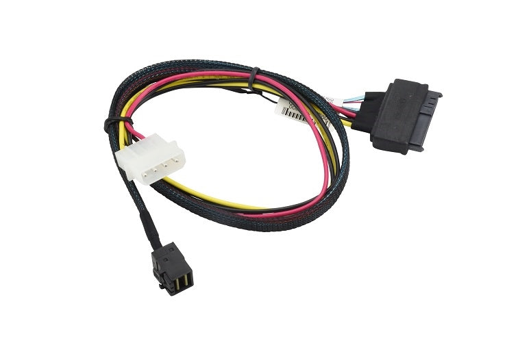 Supermicro CBL-SAST-0957 MiniSAS HD to U.2 with 4-Pin Power Connector Cable