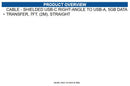 Zebra CBL-U67-S07ZAR CABLE - SHIELDED USB-C RIGHT-ANGLE TO USB-A, 5GB DATA