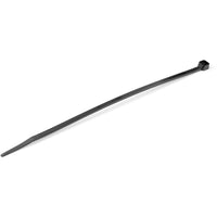 StarTech CBMZT8B 8" Cable Ties - Black Large Nylon/Plastic Zip Tie